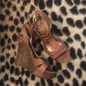 Belle by Sigerson Morrison Brown Wedges